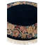 Tapis rond bleu marine Jacoby