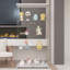 Vitrine lumineuse à deux portes avec vitrine et 4 tablettes-25832085