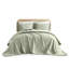 3 pièces de couvre-lit très grand, floral élégant, couvre-lit en chenille, bordure frangée Shabby Chic, mélange de coton et doux, été-hiver, surdimensionné, confort supplémentaire, pelucheux, 100 standard, lavable à la machine, sauge-118916171-118916170