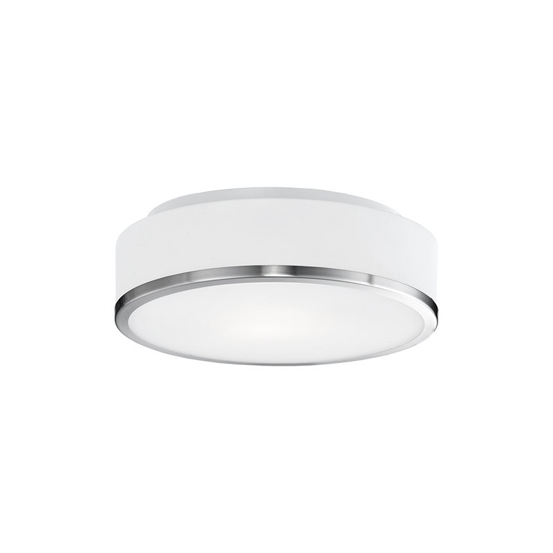 Charlie 1 - Light LED Flush Mount, Brushed Nickel