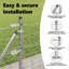 Galvanised Steel Border Fencing-820743469-820743461