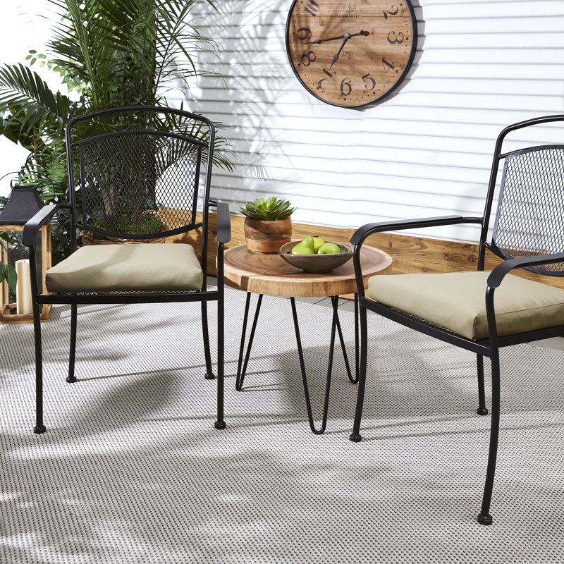 Outdoor 2.5'' Dining Chair Back Cushion, Fresco Tan