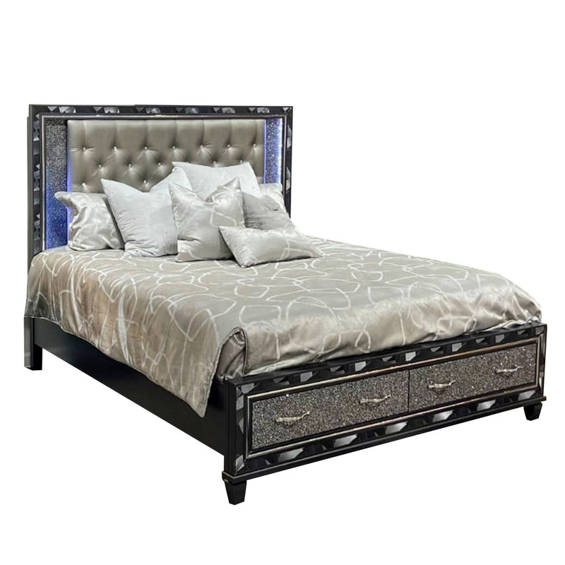 Kimathi Upholstered Platform Bed, Queen
