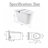 Ceramic Smart Toilet With Heated Seat