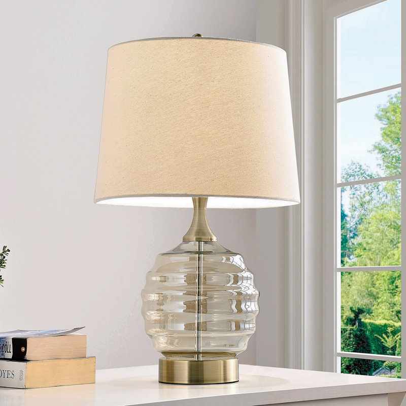 22.5" Tuscan Sun Glass Table Lamp