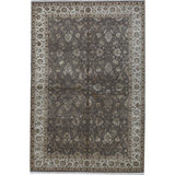 Shamas Oriental Area Rug in Brown/Ivory/Gray/Green