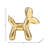 Decorative Ceramic Balloon Dog Figurine for Home Decor - Modern Sculpture Object for Office, Table Display, and Living Room Decoration-581048888