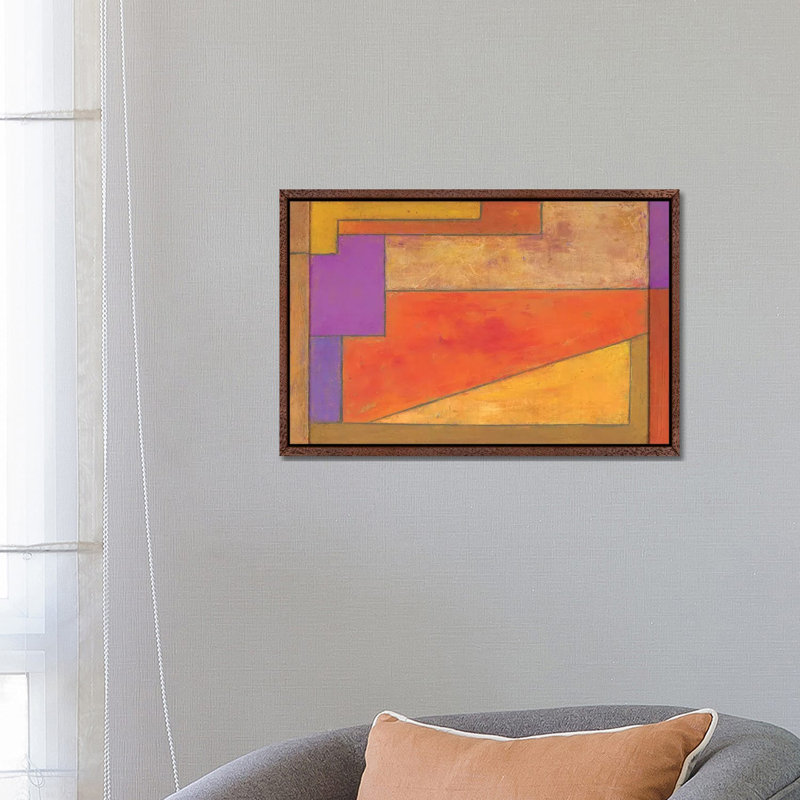 Small Studies Twenty by Stephen Cimini - Painting on Canvas, 66.04 cm H x 45.72 cm W, Classic Brown Wood Framed