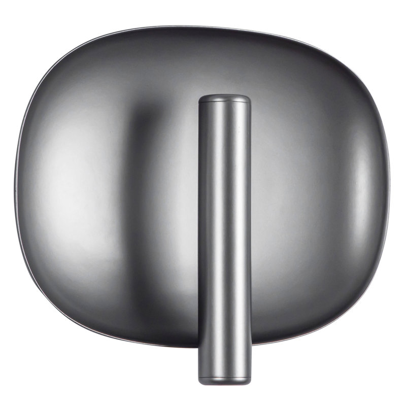 Lustre 9-in White dimmable LED Wall Sconce, Silver