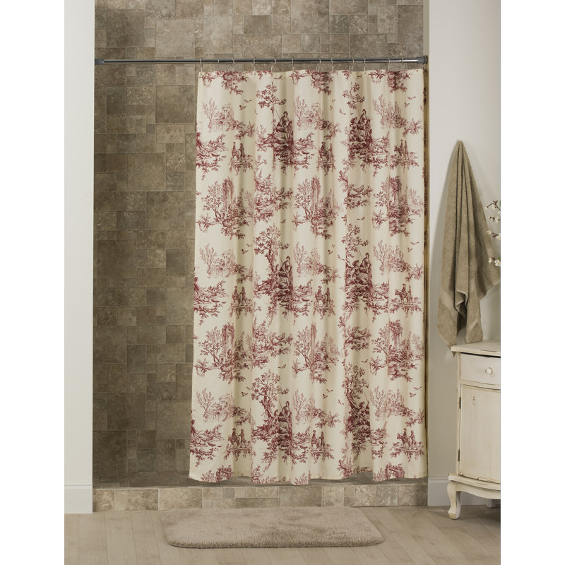Rideau de douche simple 100% coton Bouvier