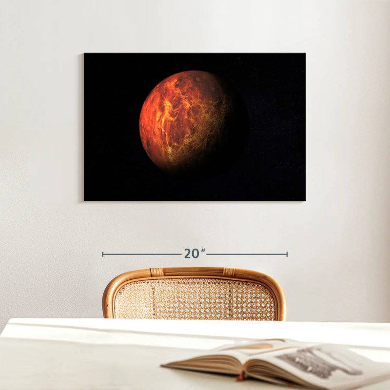 Oberle Planet Mars, 16" H x 24" W