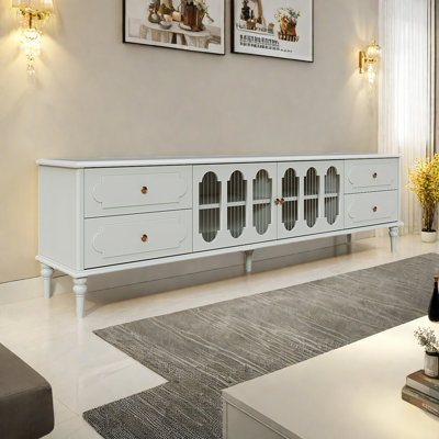 Cream-style TV cabinet