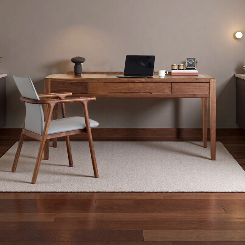 Simple rectangular office desk, 29.92" H x 62.99" W x 29.53" D