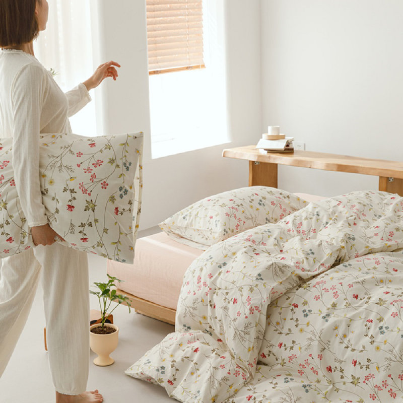 Ensemble d'édredon 3 pièces Nayoroom, Édredon grand + 2 taies d'oreiller standard