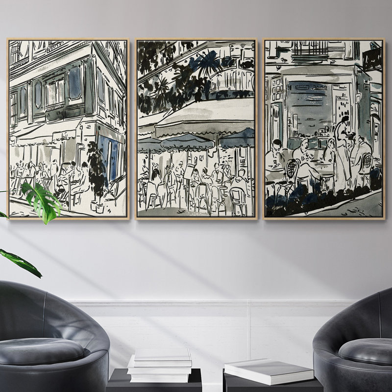 3 pièces AUCoin de larue I, Blanc, H 27 po x l 54 po