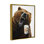 «Roaring Bear» avec café encadré sur bois, impression