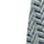 Jeté 50 po x 60 po à chevrons en coton tissé gris avec frange