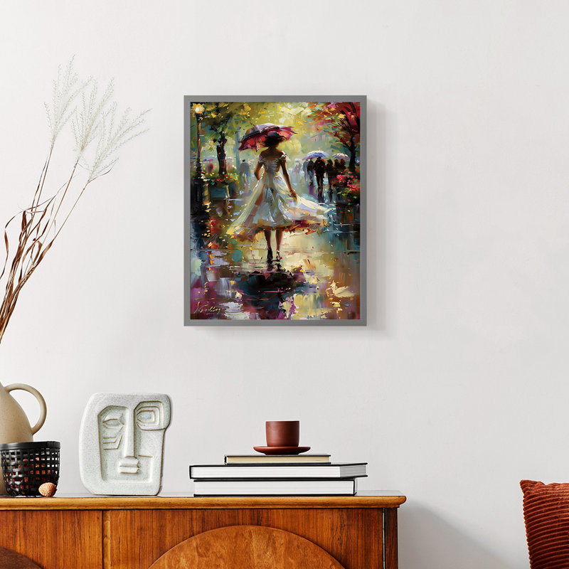 "WOMEN Series DCCXCV III" par J Paul, H 11 po x l 9 po, Gris