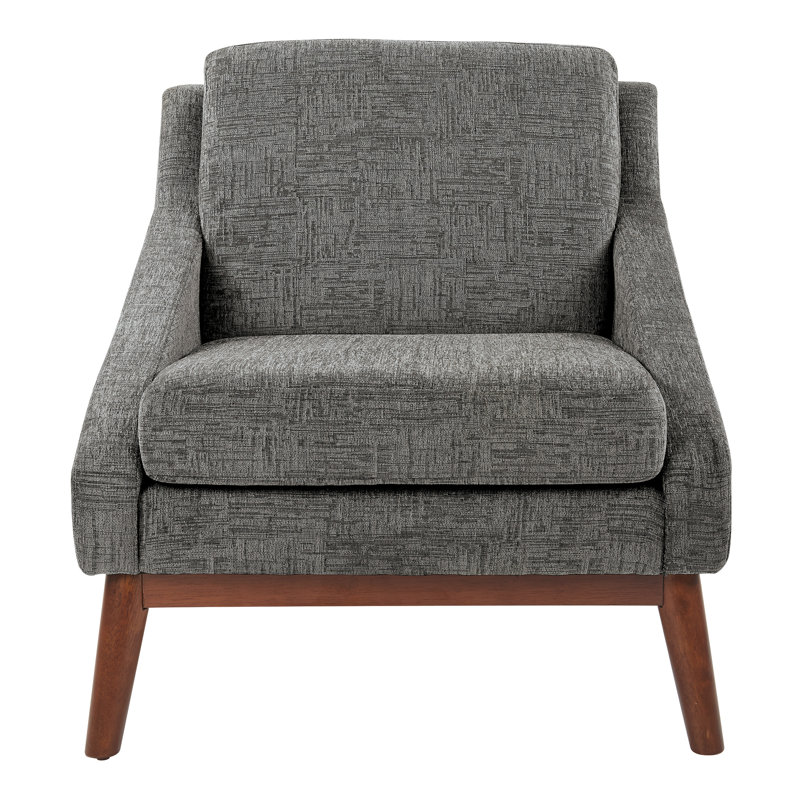 Jaterrian Upholstered Side Chair, Charcoal 100% Polyester