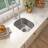 15'' L Single Bowl Stainless Steel Kitchen Sink