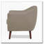 Chaise d'appoint capitonnée à boutons avec pieds espresso-1458637168