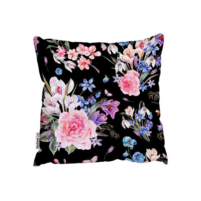 Floral Square Cushion