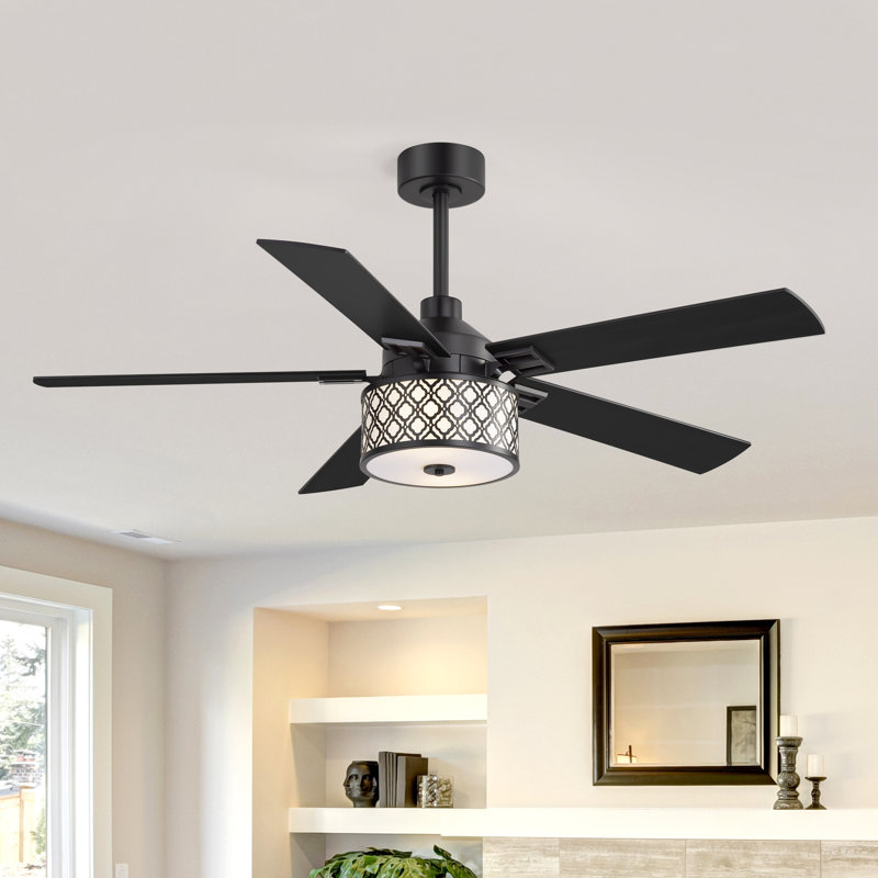 Ventilateur de plafond 52 pouces avec lumière