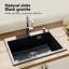 HOROW Kitchen Sink 450mm W Kitchen Sink with 1 Faucet Hole
