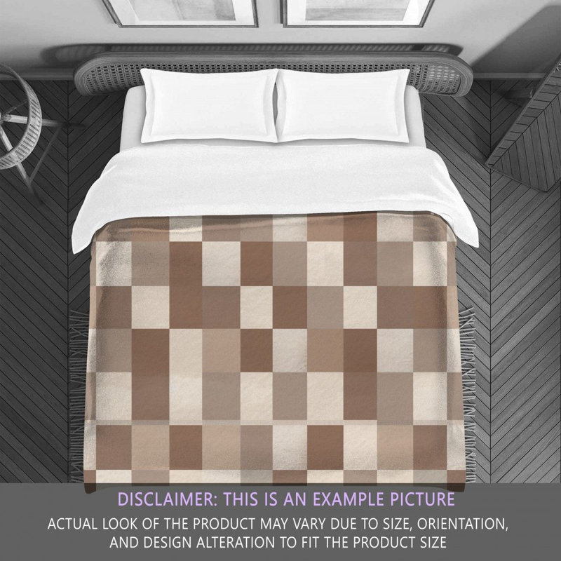 Faded Checker Comforter, Twin Comforter