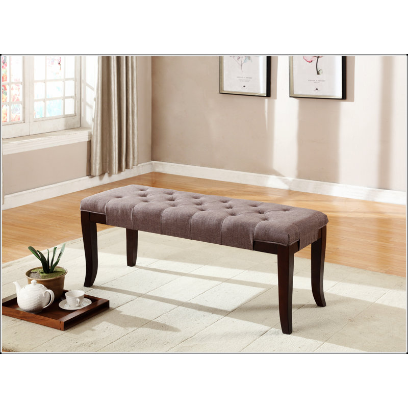 Banc capitonné Linon, tissu