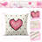 Valentines Day Pillow Covers  Set Of 4 For Valentine Decor Dots Love Heart Throw Pillows Decorative Cushion Cases Valentine‘S Day Decorations-122556253