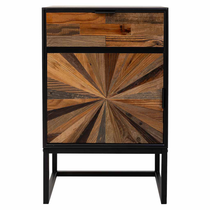 Frailey 44cm W Manufactured Wood Bedside Table