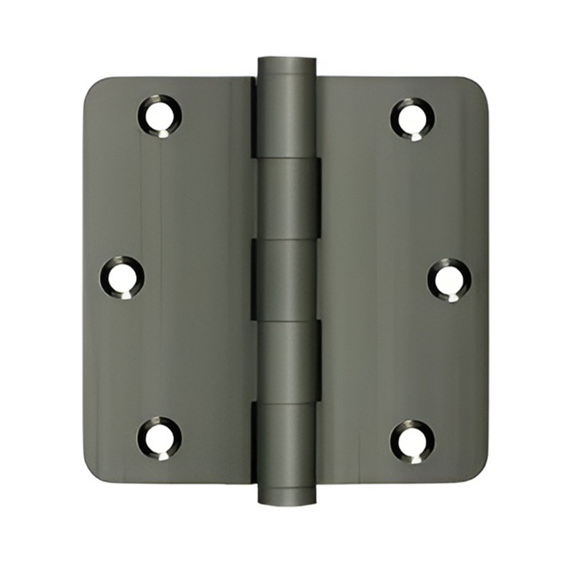Paire de charnières en nickel antique de 3 1/2 po x 3 1/2 po x 1/4 po
