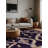 Machine Washable Purple Area Rug-1168326303