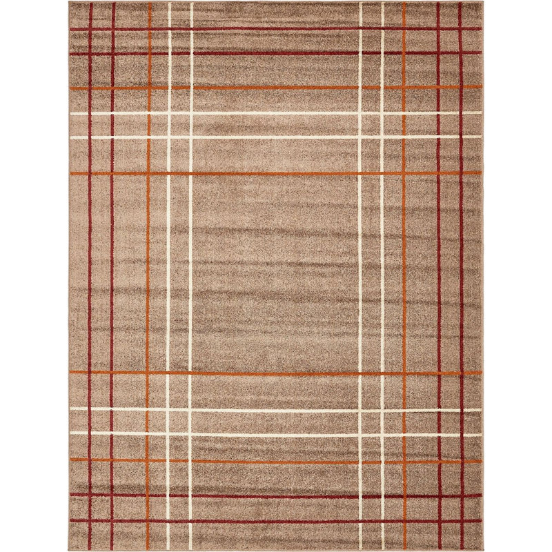 Wiliams Abstract Indoor Rug, Rectangle 9' x 12'