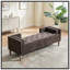 Banc de rangement en chenille avec accoudoirs et 2 traversins-2054003262