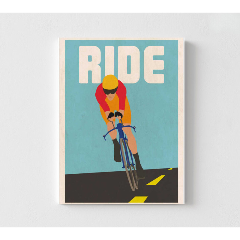 «Cycling Wall Art», impression sur toile «Cyclisme sur route», H 42 po x l 56 po, Blanc, Ne s’applique pas, Ne s’applique pas