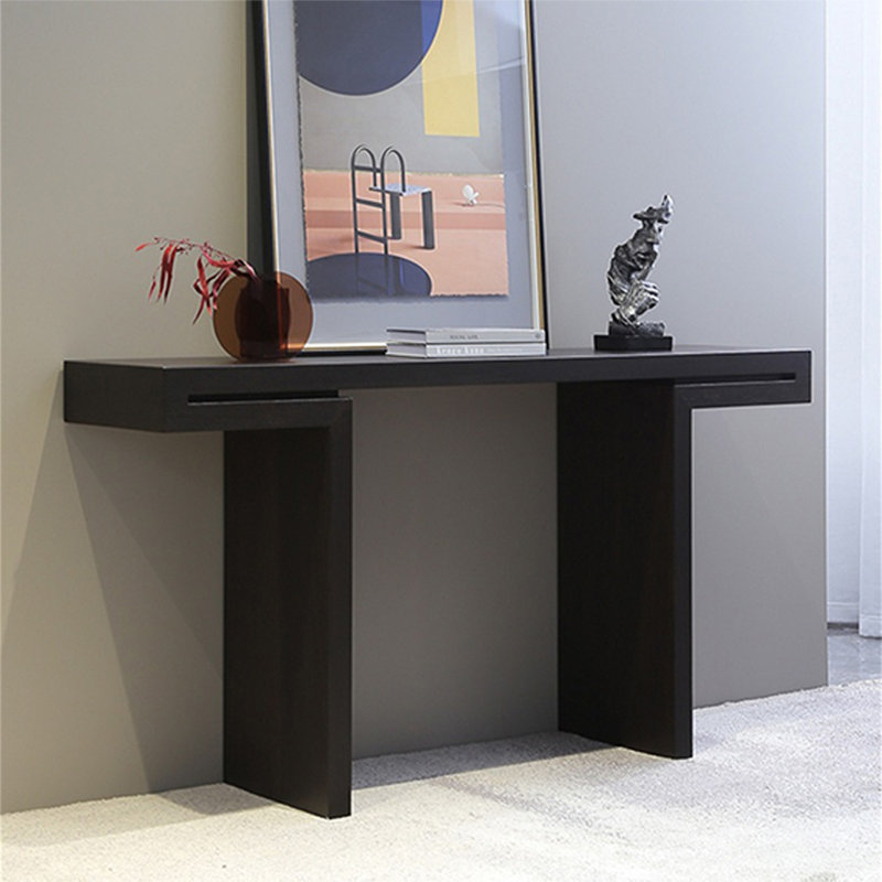 Console naturelle et simple, H 33,46 po x l 55,11 po x P 15,35 po