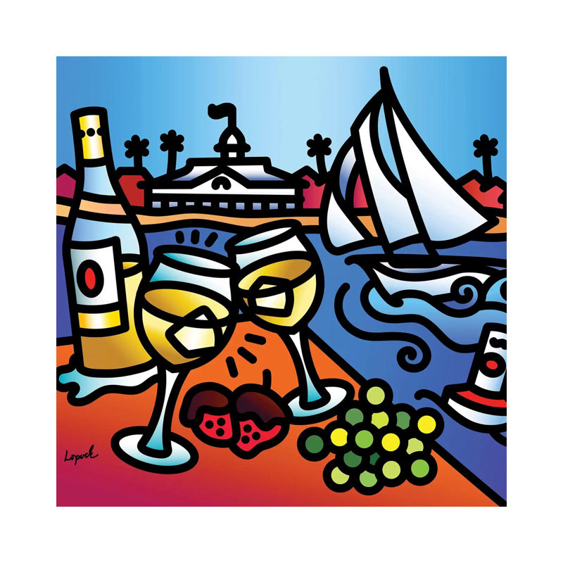 Three Sheets by Lisa Lopuck - Wrapped Canvas Print, 30.48 cm H x 30.48 cm W
