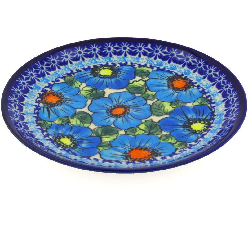 Bold Poppies Ceramic Decorative Plate 1