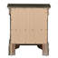 Table de chevet 2 tiroirs LouisPhillipe, gris-1301187713