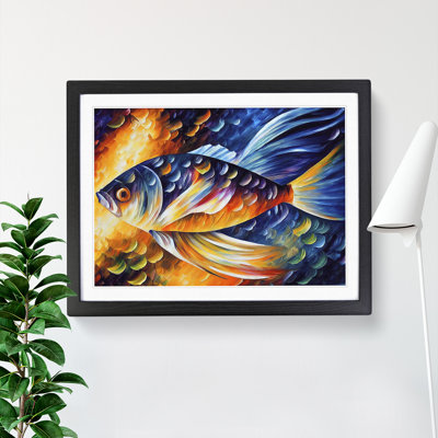 XH1022-3865X Fish Vol.3 Abstract - Single Picture Frame Print
