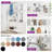  Wall Mount Cube Shelf Set Of 4, Floating Cube Shelves For Space Discovery,White-623830384
