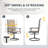 Bhairavi 6-Person Patio Dining Set with Swivel Chairs-578871721-550023738