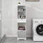 Armoire de trieur de linge inclinable en blanc - un compartiment, un tiroir, fabriqué en E1 avec peinture pour un rangement pratique et durable