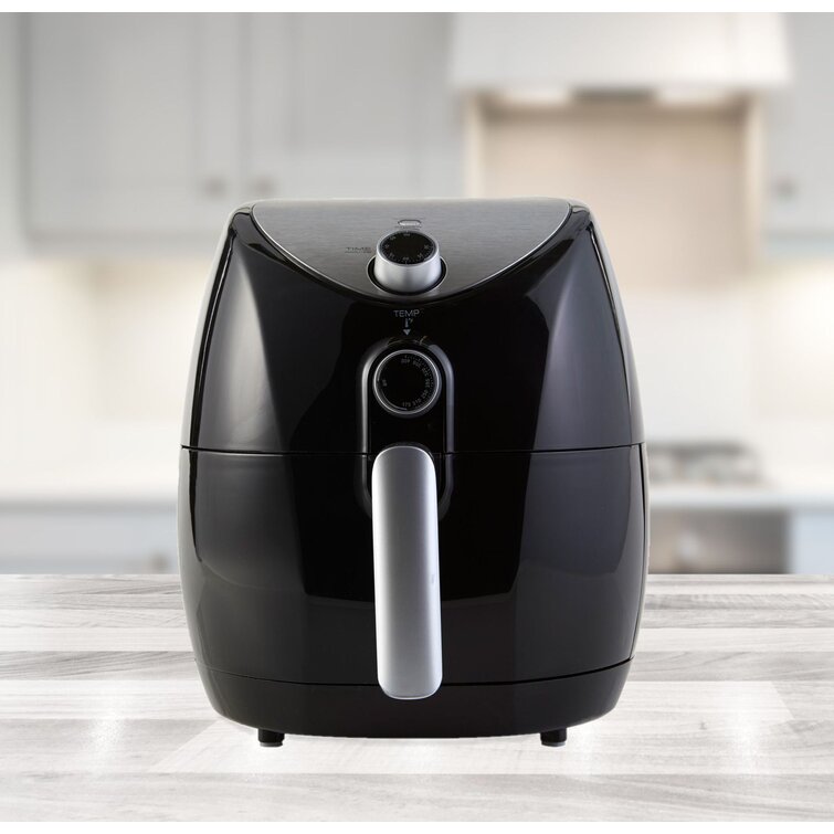 3.5 QT Electric 1300W Hot Air Fryer with Timer& Temperature Control – Home  Garden Trends