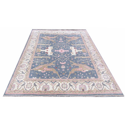 12X15 Oushak Hand-Knotted Rug