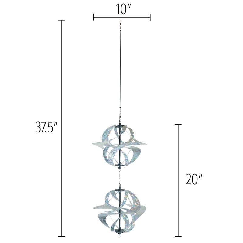 Double vortex argenté Sparkle
