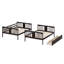 Lit superposé double au-dessus de double Caryna-675058215
