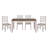 Transitional Design Rectangular Dining Table
